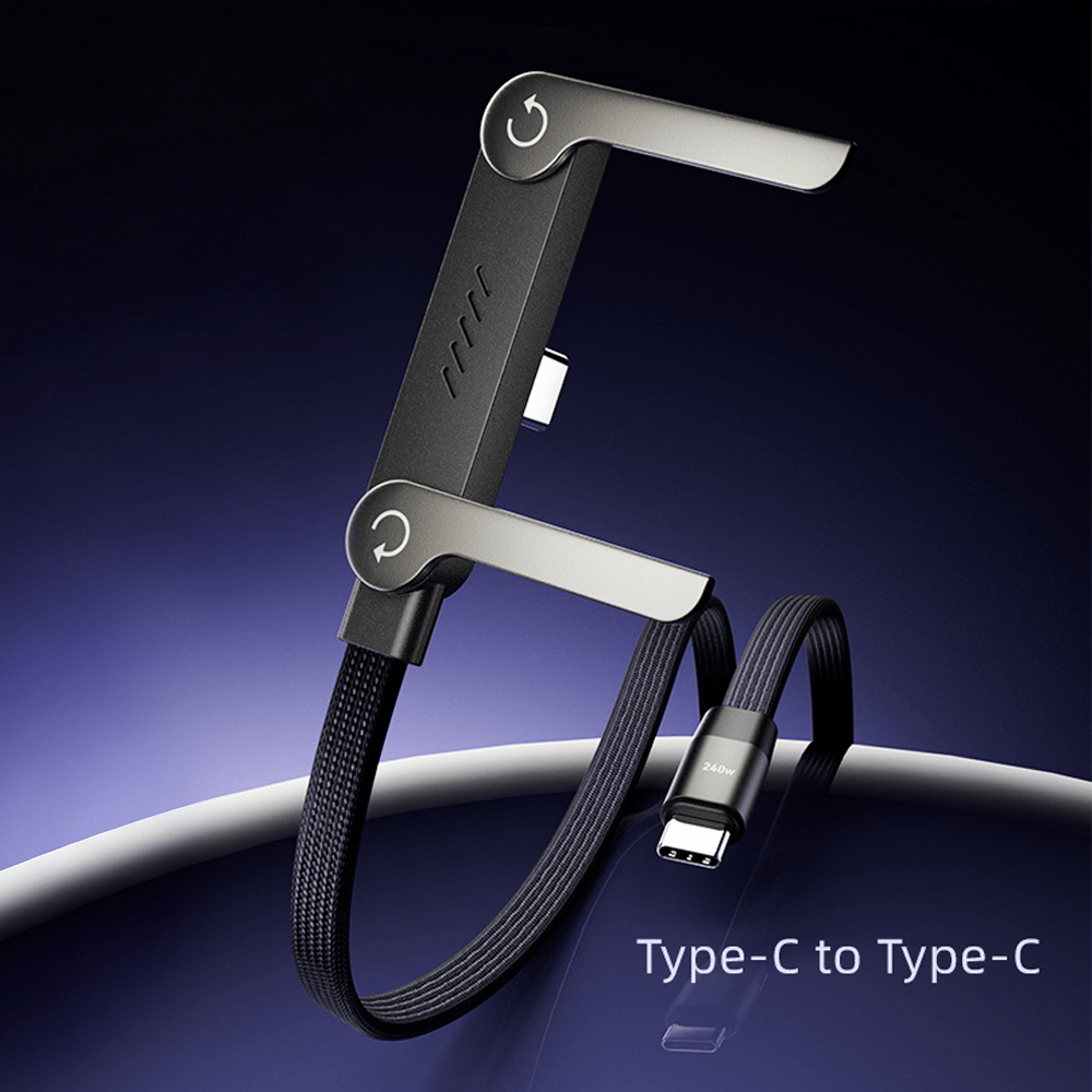 Power Cable for Fast Charging and Secure Grip for Unrestricted Use