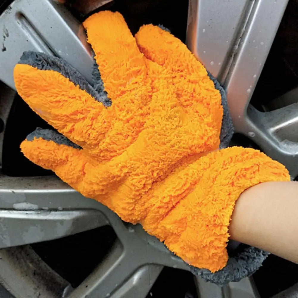 Microfiber Wash Glove - Scratch-Free Cleaning Mitt