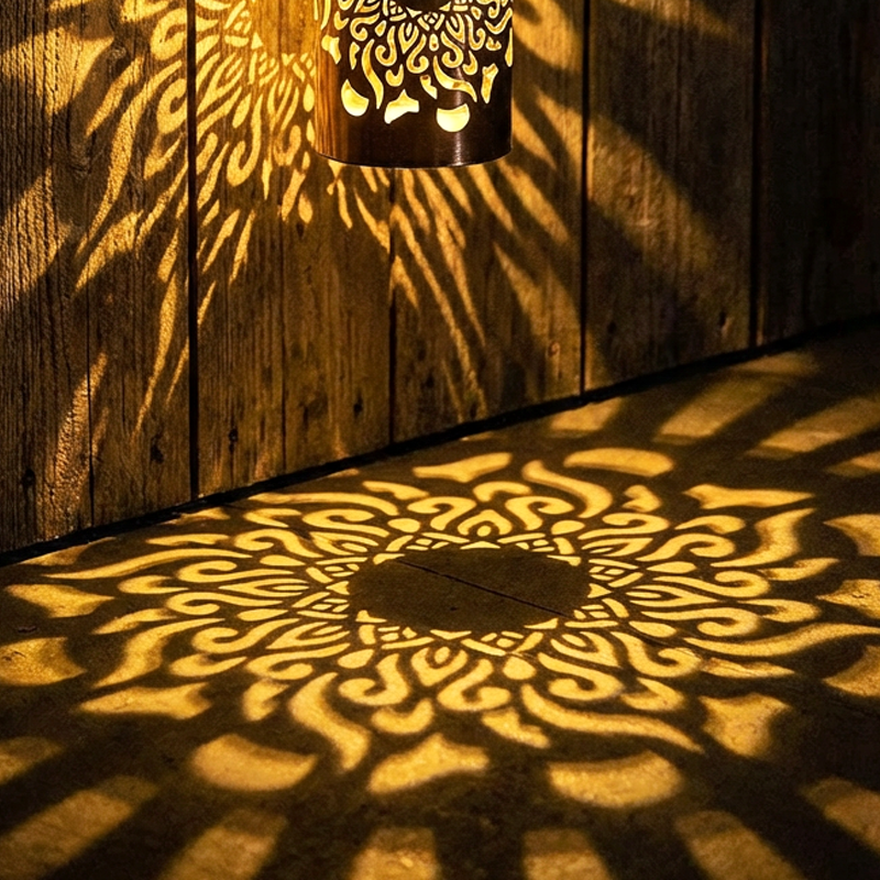LumiRaya™ Solar Mandala Projector — Create Instant Outdoor Magic with Effortless, Cozy Glow