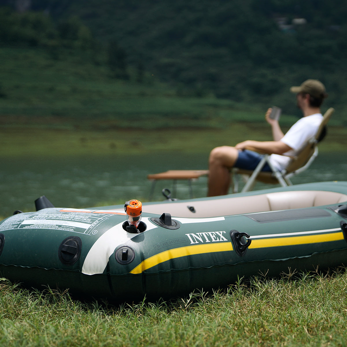 Power Pump with Built-in Light – Inflate Quickly for Outdoor Adventures