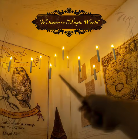 LuminaFloat™ — Captivate Every Room with Safe, Spellbinding Glow