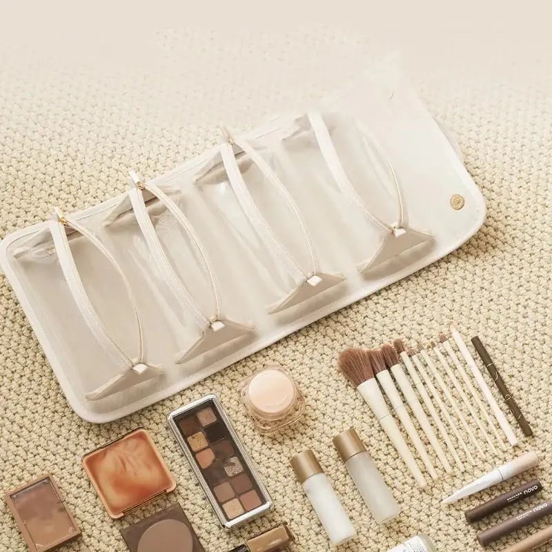 VivaLuxe™ 4-in-1 Cosmetic Bag — Seamless Style and Effortless Organization Wherever You Go