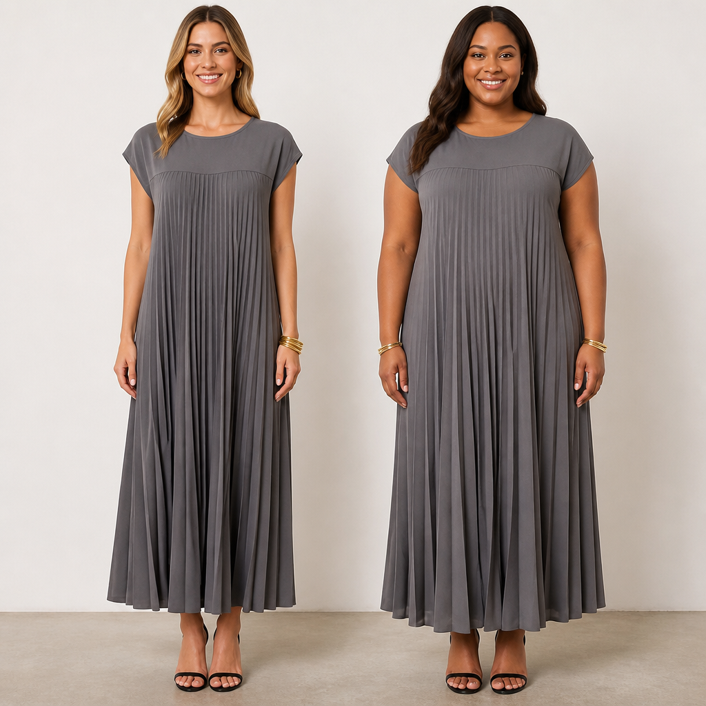 SeraphaBelle™ Pleated Maxi Dress — Embrace Confidence and Comfort That Moves With You All Day