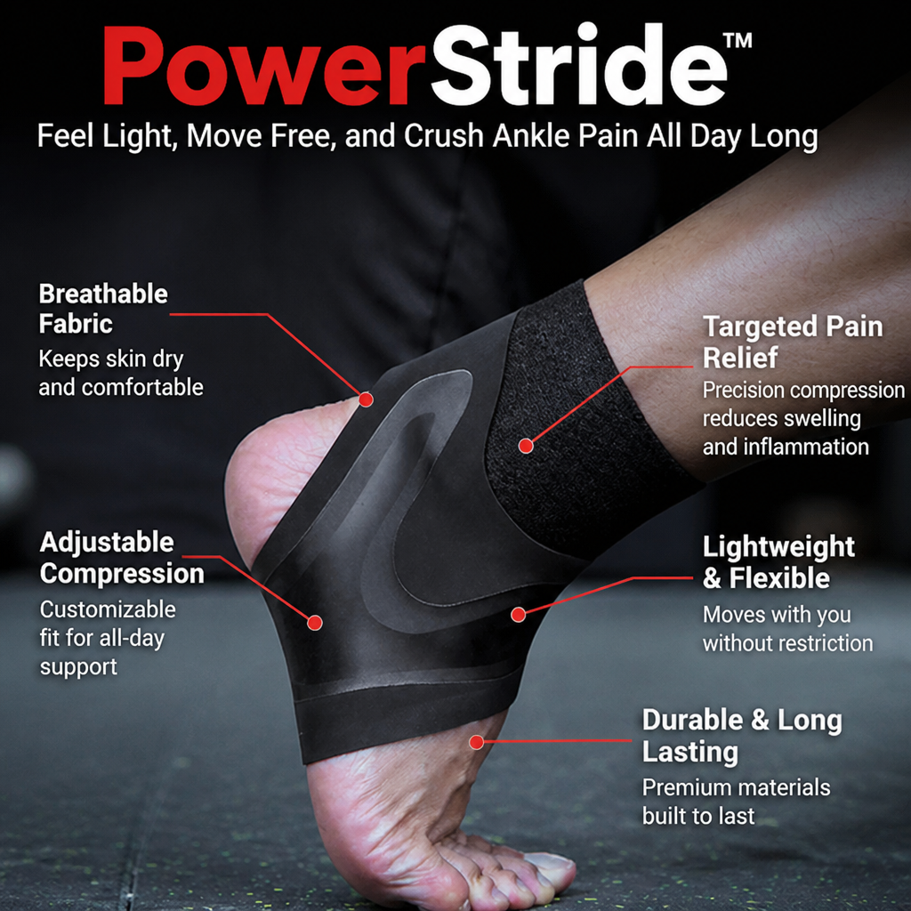 PowerStride™ — Feel Light, Move Free, and Crush Ankle Pain All Day Long
