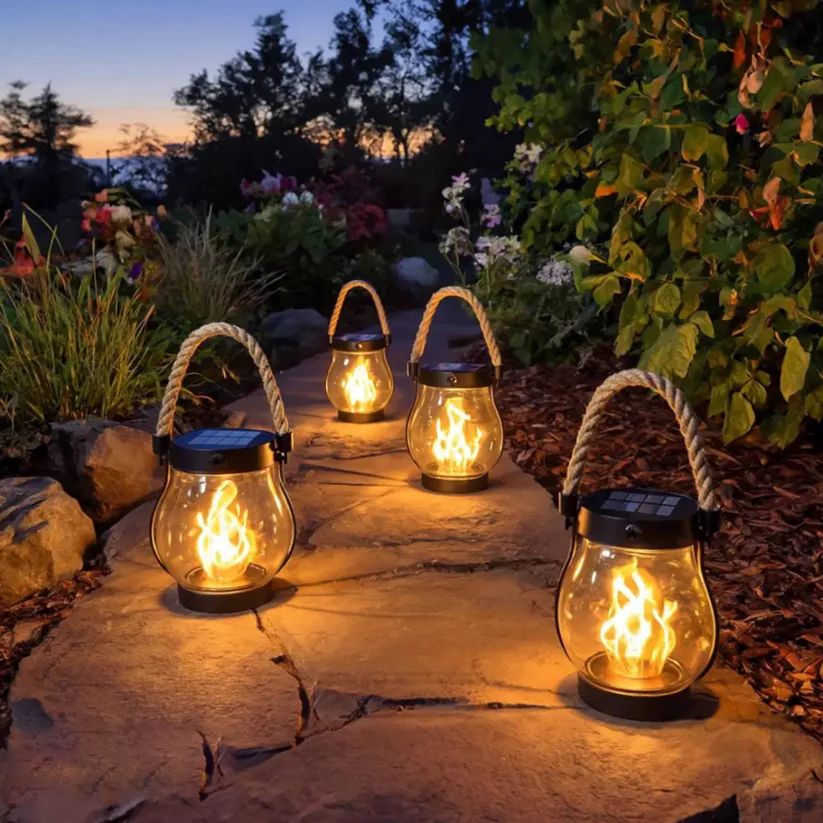 LumaFlick™ — Ignite Cozy Nights with Safe, Stunning Solar Firelight