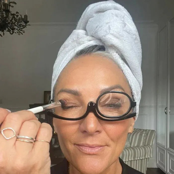 Sharp-Vision Swiveling Magnifier Glasses™ — Flawless Makeup Precision for Stunning Confidence Every Time