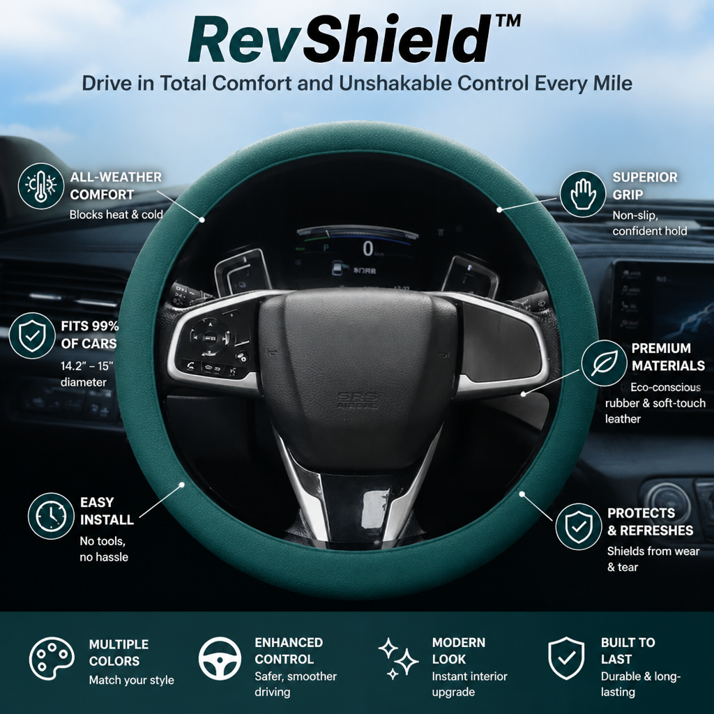 RevShield™ — Drive in Total Comfort and Unshakable Control Every Mile