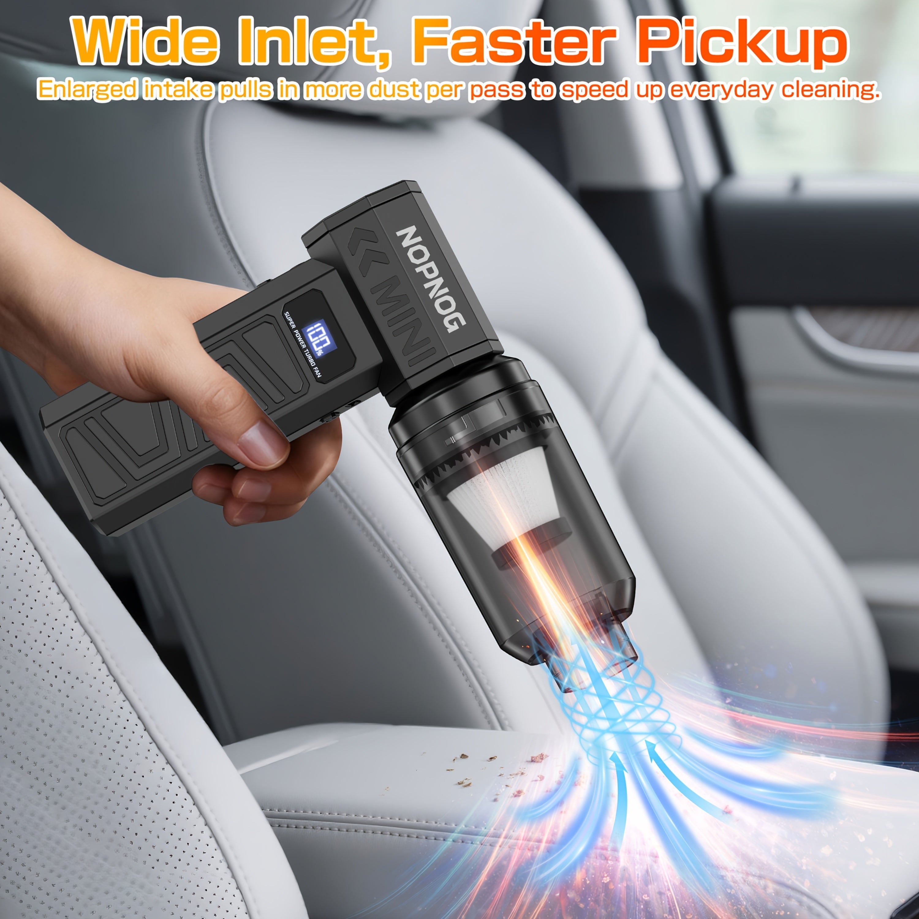 2-in-1 Air Blower and Mini Vacuum Cleaner