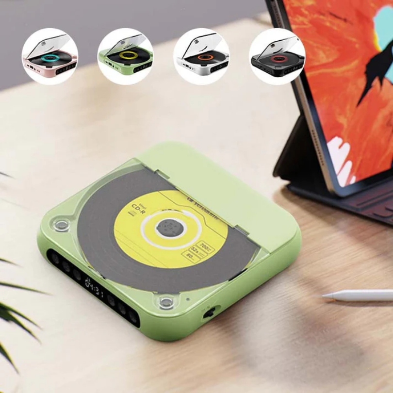 SonicAura™ Portable CD Player — Relive Every Note with Freedom and Pure, Unforgettable Sound