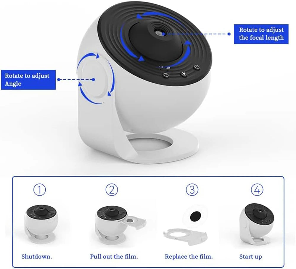 StellarGlow™ Cosmos Projector — Transform Your Nights Into a Soothing, Spellbinding Cosmic Escape