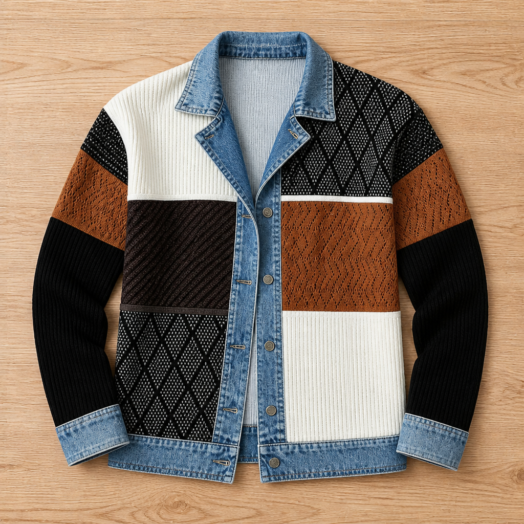 Zephyra™ Knit Denim Jacket — Move Freely, Feel Effortlessly Stylish All Day