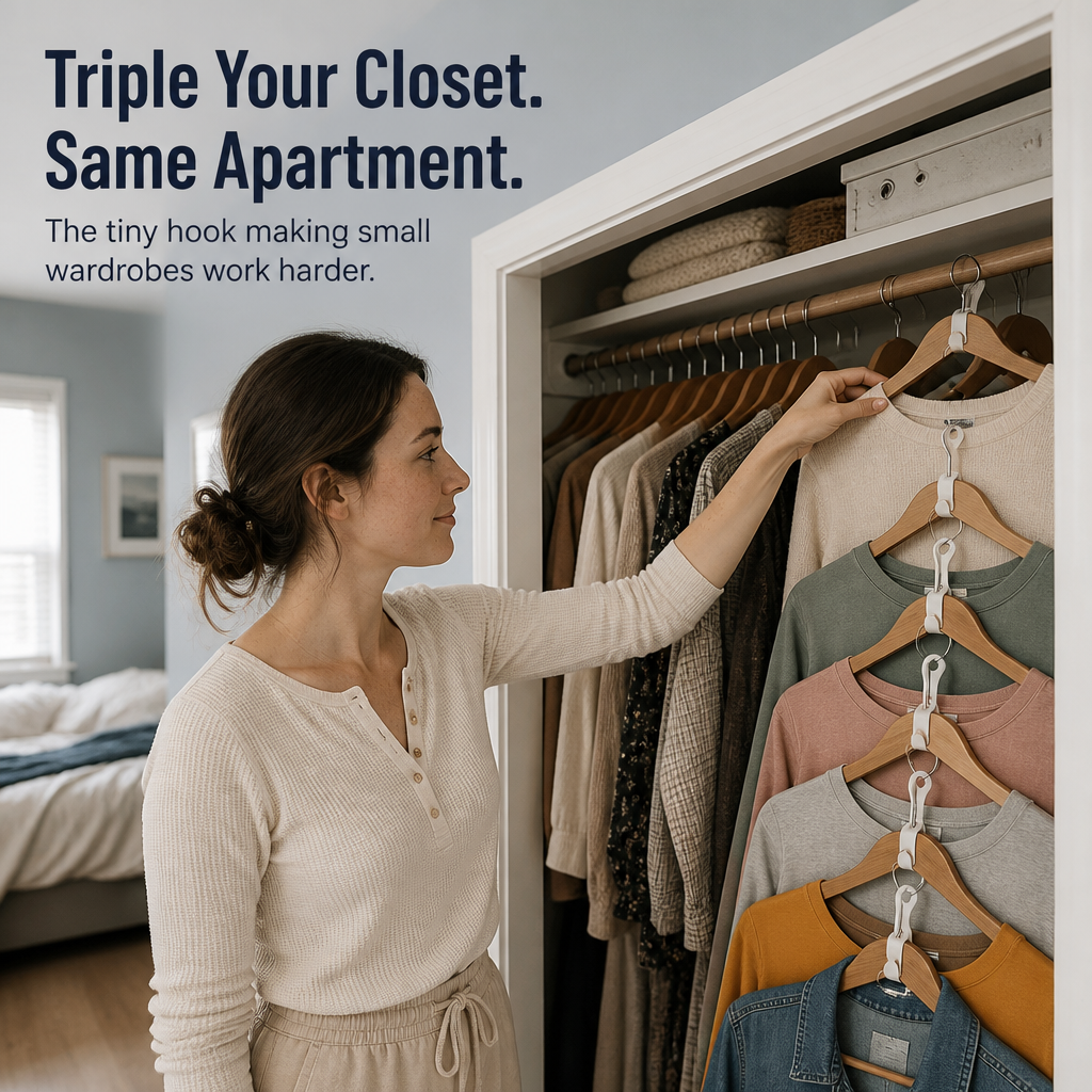 ClariHanger™ — Triple Your Closet Space in Seconds Without Tossing a Single Outfit