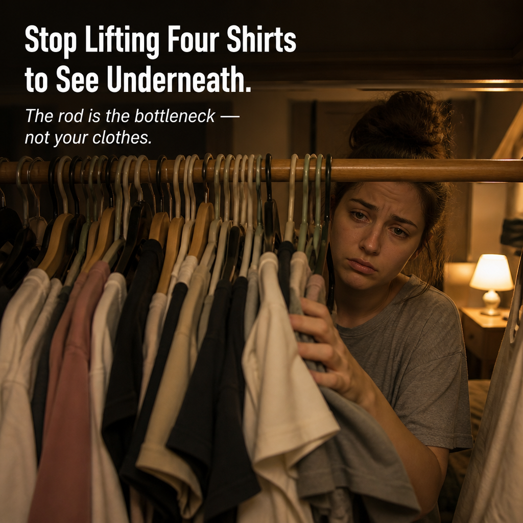 ClariHanger™ — Triple Your Closet Space in Seconds Without Tossing a Single Outfit