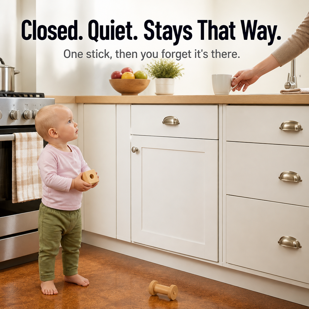 SecureSeal™ — Stop Drawers From Slamming Open in Under 60 Seconds