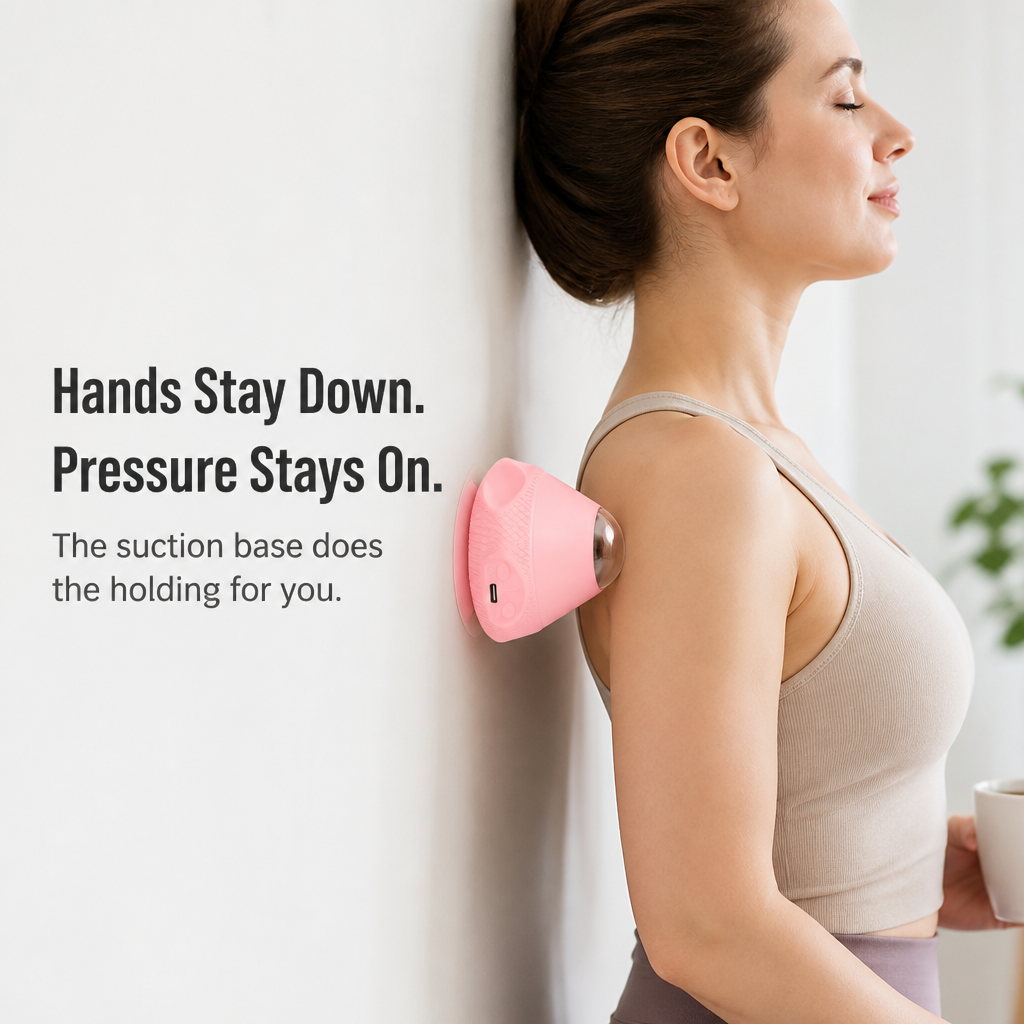 VeloPulse™ — Stick On, Lean In, Melt Knots Hands-Free