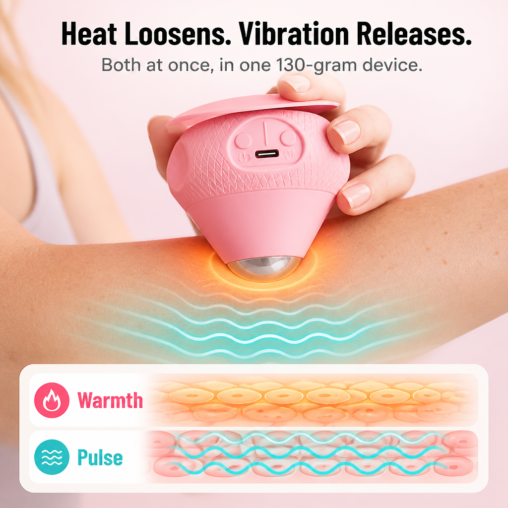 VeloPulse™ — Stick On, Lean In, Melt Knots Hands-Free