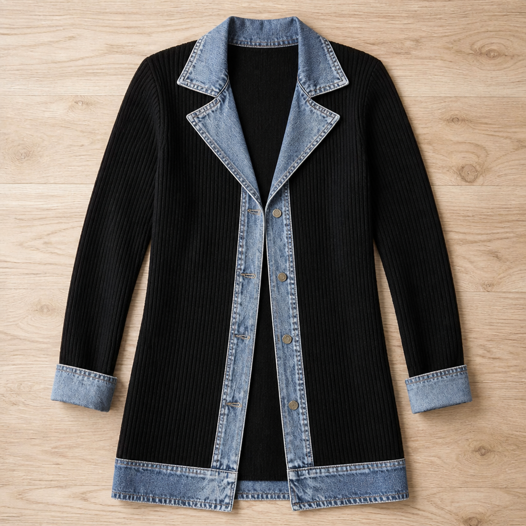 Zephyra™ Knit Denim Jacket — Move Freely, Feel Effortlessly Stylish All Day