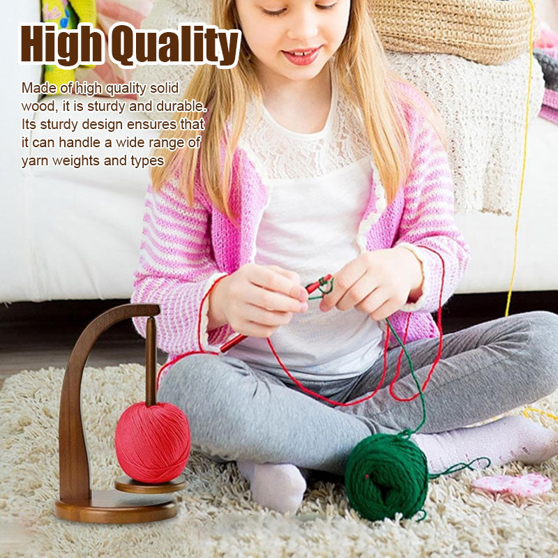 Rotara - Portable, rotating yarn stand