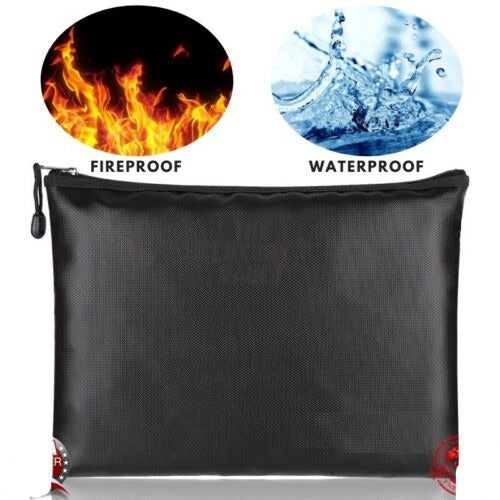 Water-Resistant and Fireproof Bag for Protecting Important Documents