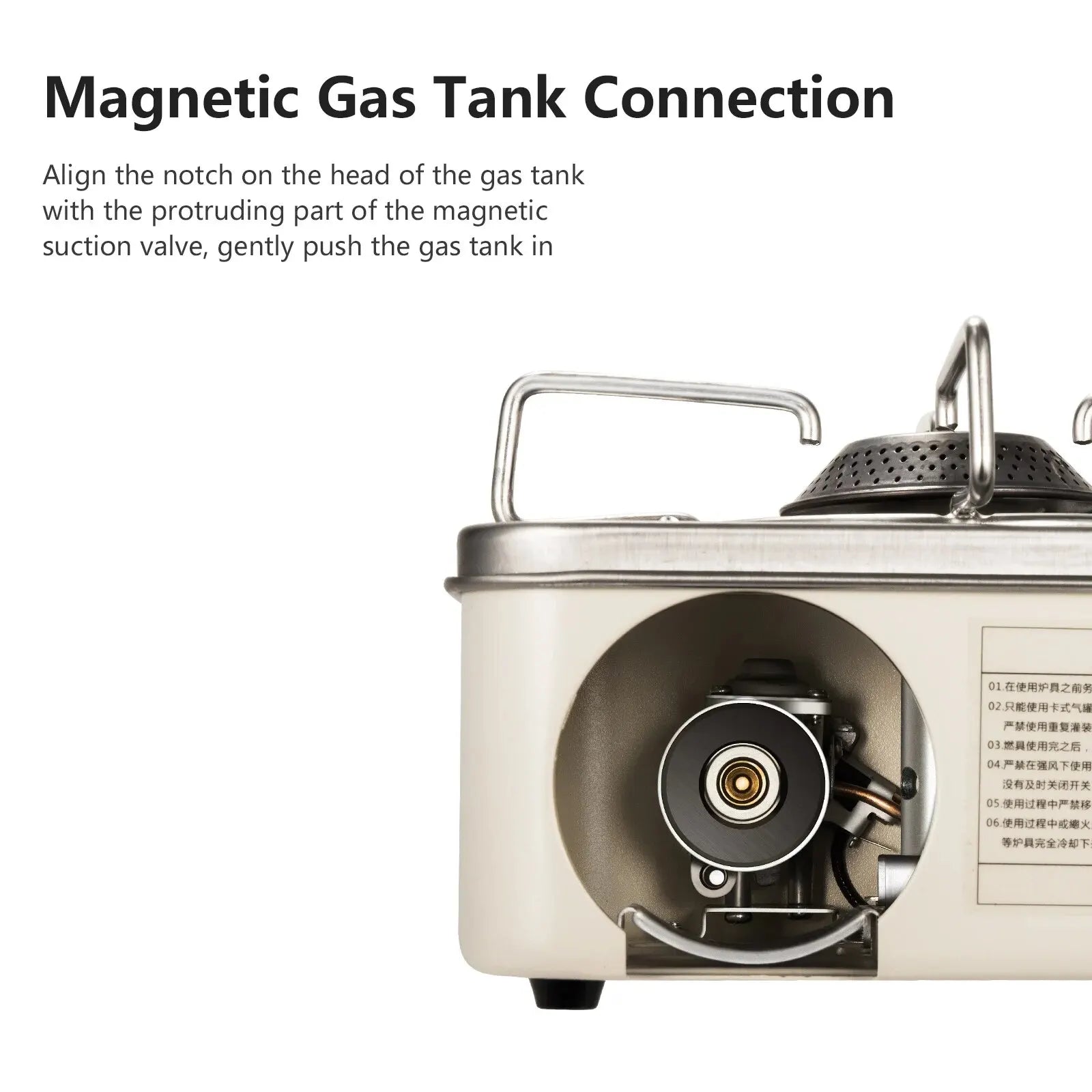 Compact Portable Backpacking Stove – Foldable Camping Equipment