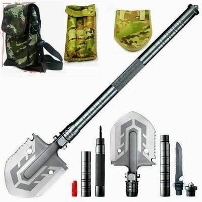 Portable Tactical Shovel - Versatile Folding Military Tool