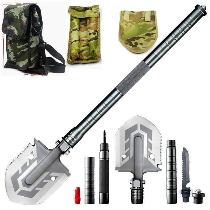 Portable Tactical Shovel - Versatile Folding Military Tool