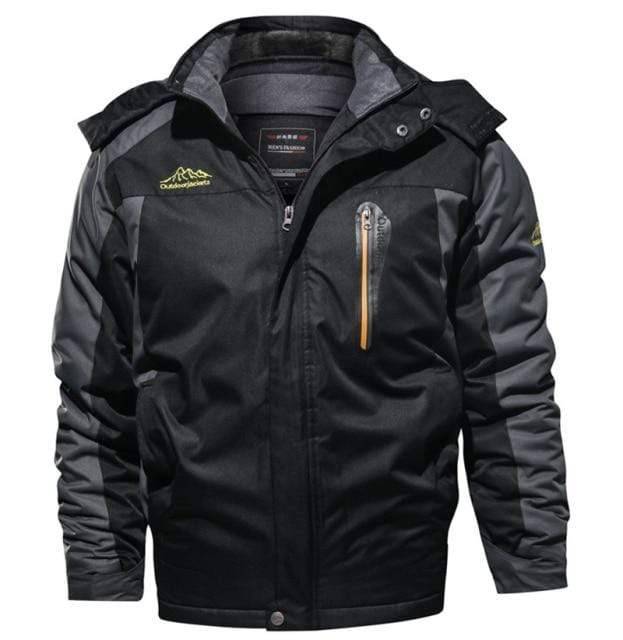 Waterproof Parka Jacket for Men with Fleece Lining for Winter