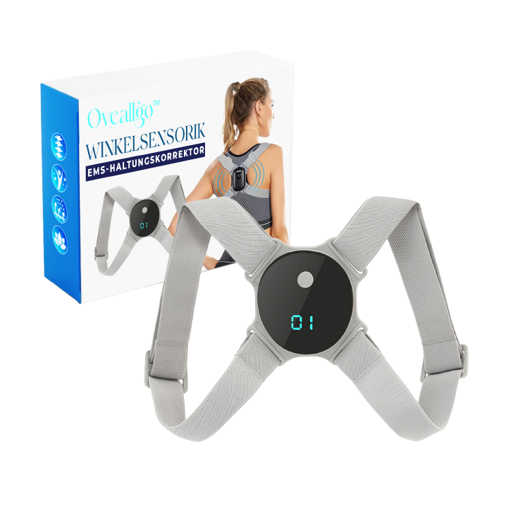 Wearable Upper Back Support Device – EMS Posture Trainer for Daily Use