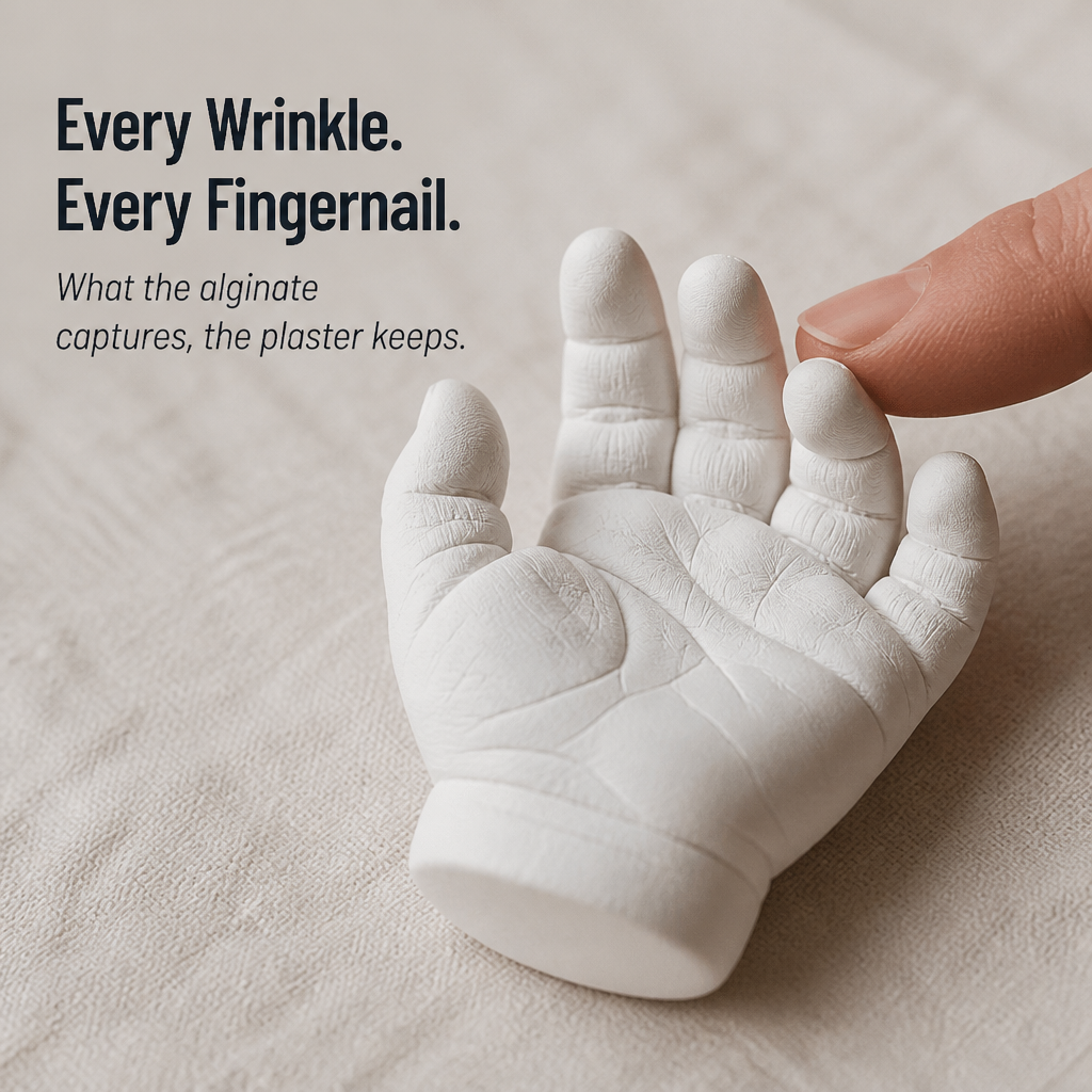 SereniPrints™ — Cast Your Baby's Tiny Hands & Feet in 3D Plaster Keepsakes