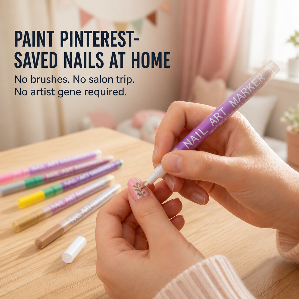 VeLuxeArt™ — Paint Salon-Detail Nail Art at Home Without Brushes or Skill