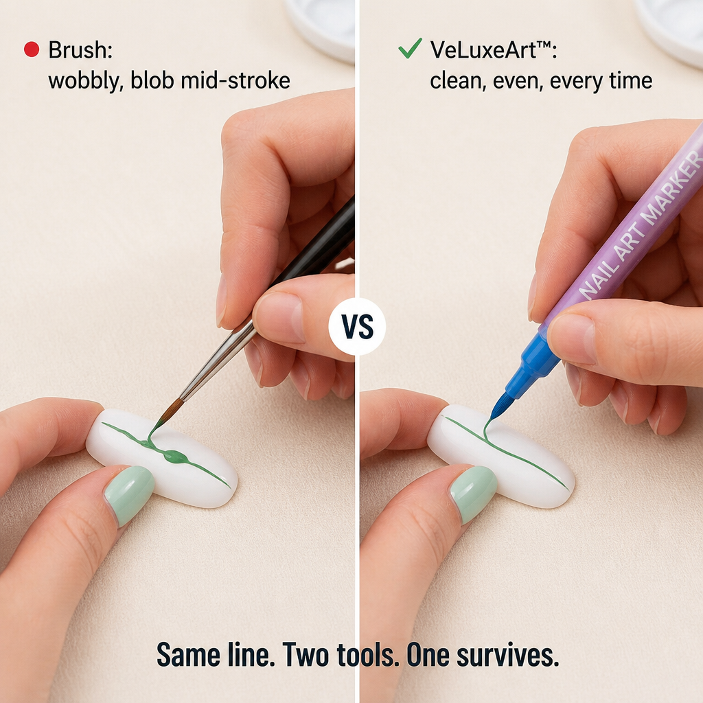 VeLuxeArt™ — Paint Salon-Detail Nail Art at Home Without Brushes or Skill