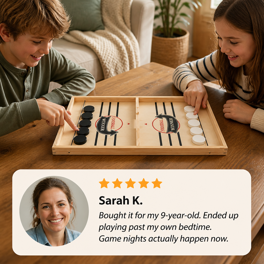 ThrillFlick™ — Pull, Flick, and Watch the Whole Family Forget Their Phones