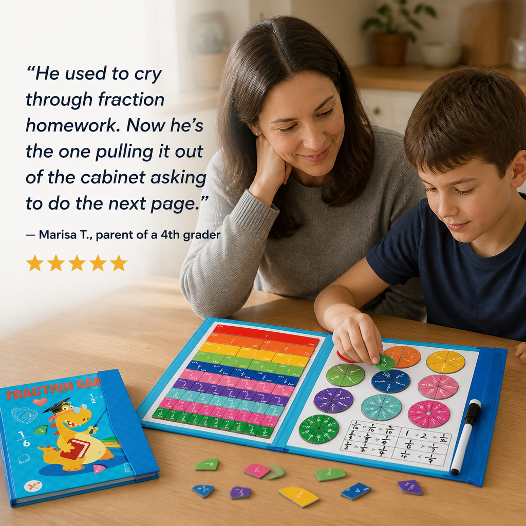 NuminaPlay™ — End the Nightly Fraction Fight and Make Math Finally Click