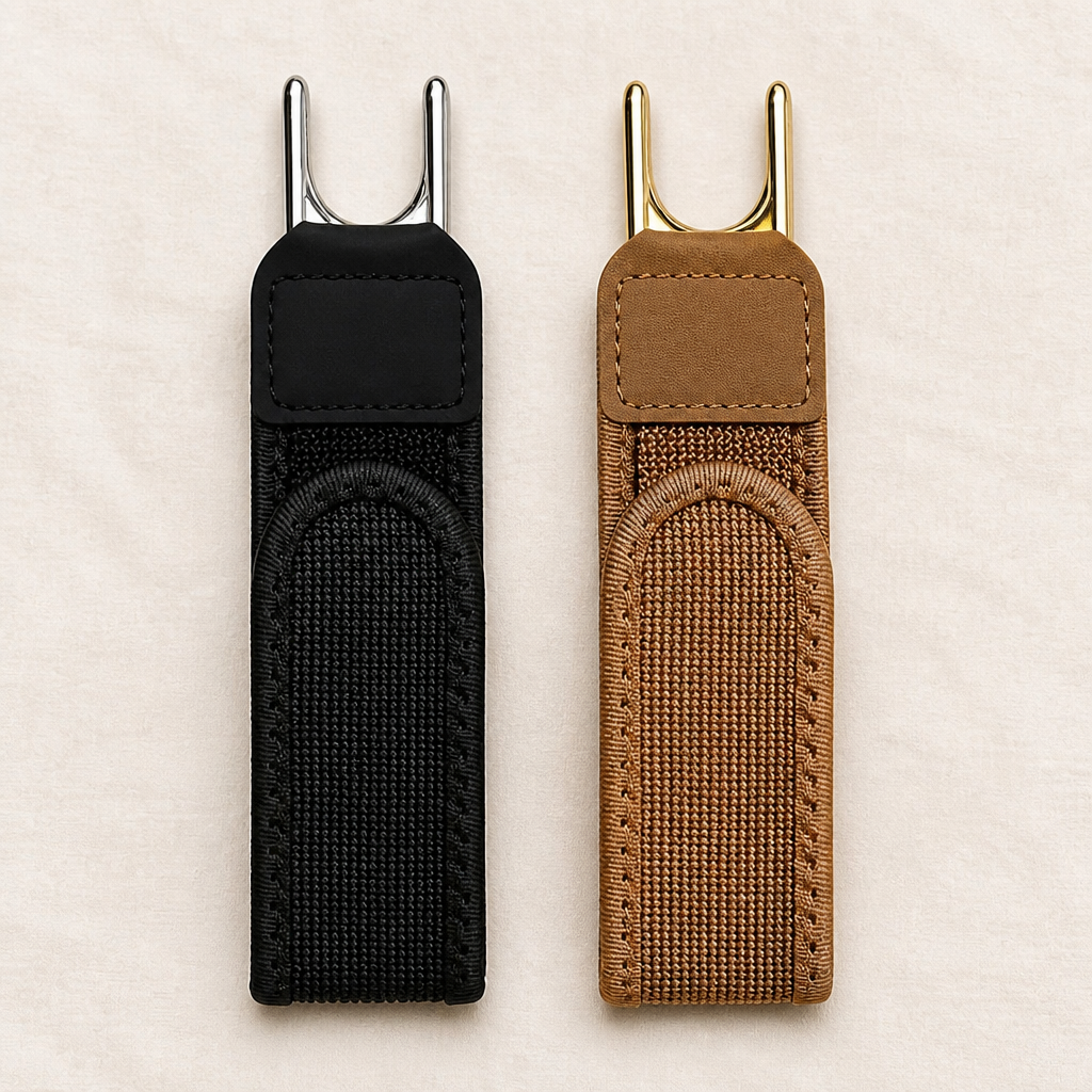 SylvaFlex™ – Buckle-Free Elastic Belt with Hidden Hook Closure