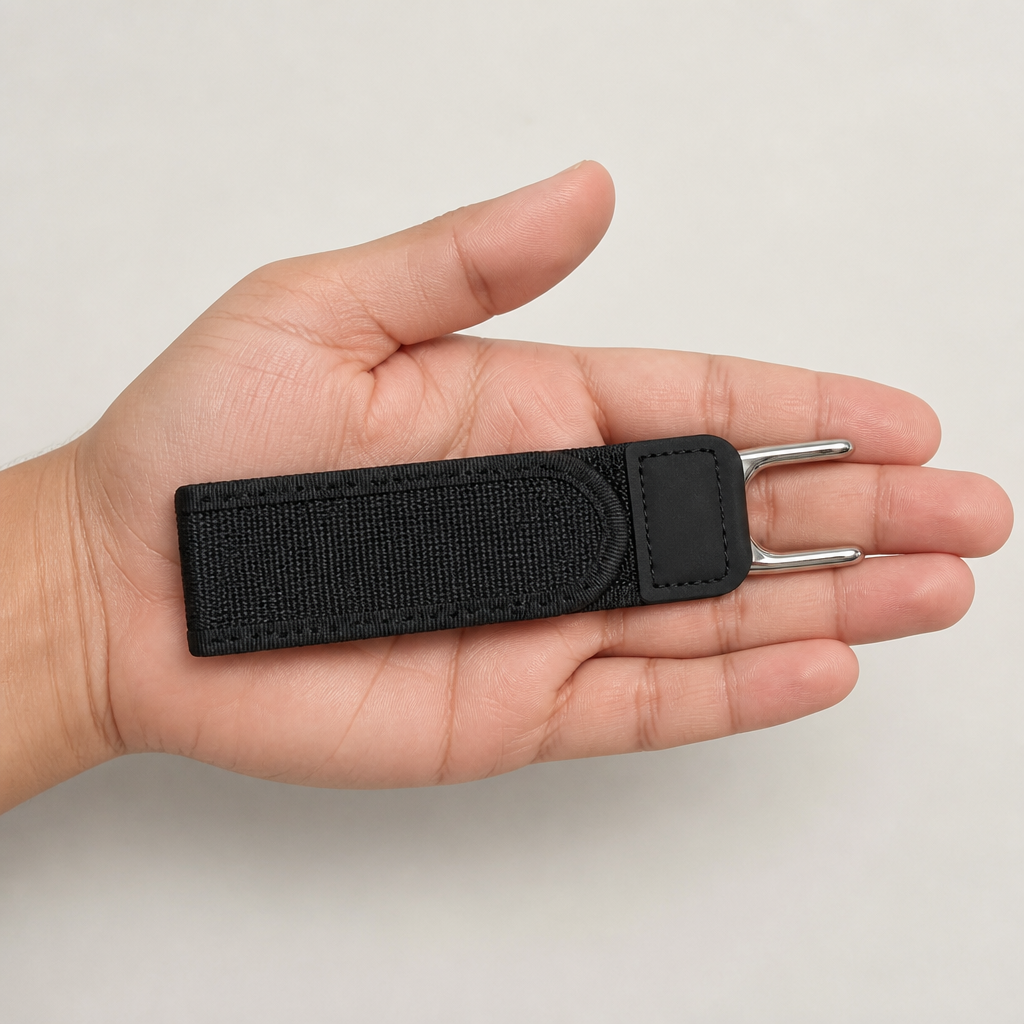 SylvaFlex™ – Buckle-Free Elastic Belt with Hidden Hook Closure