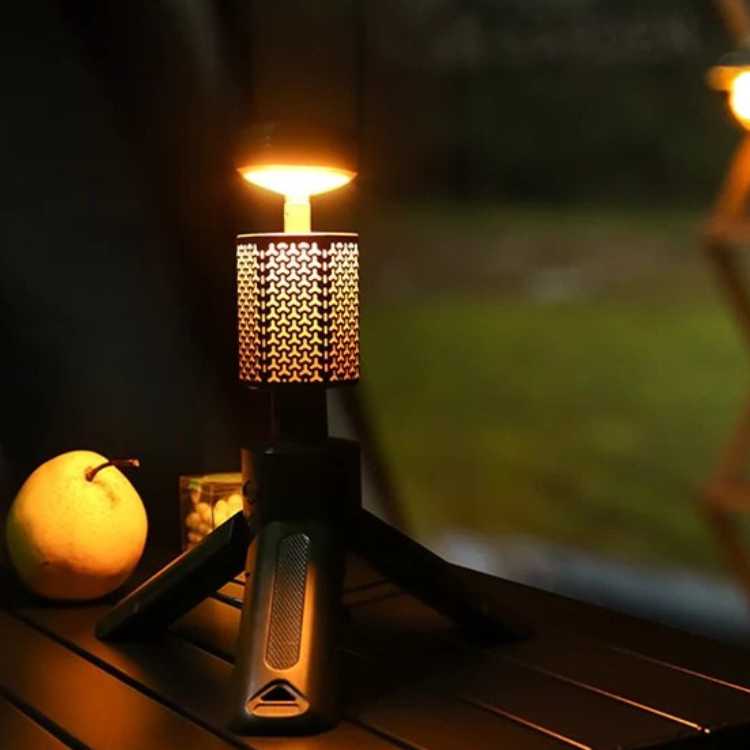 Adjustable Light Camping Lantern with Extendable Tripod Stand