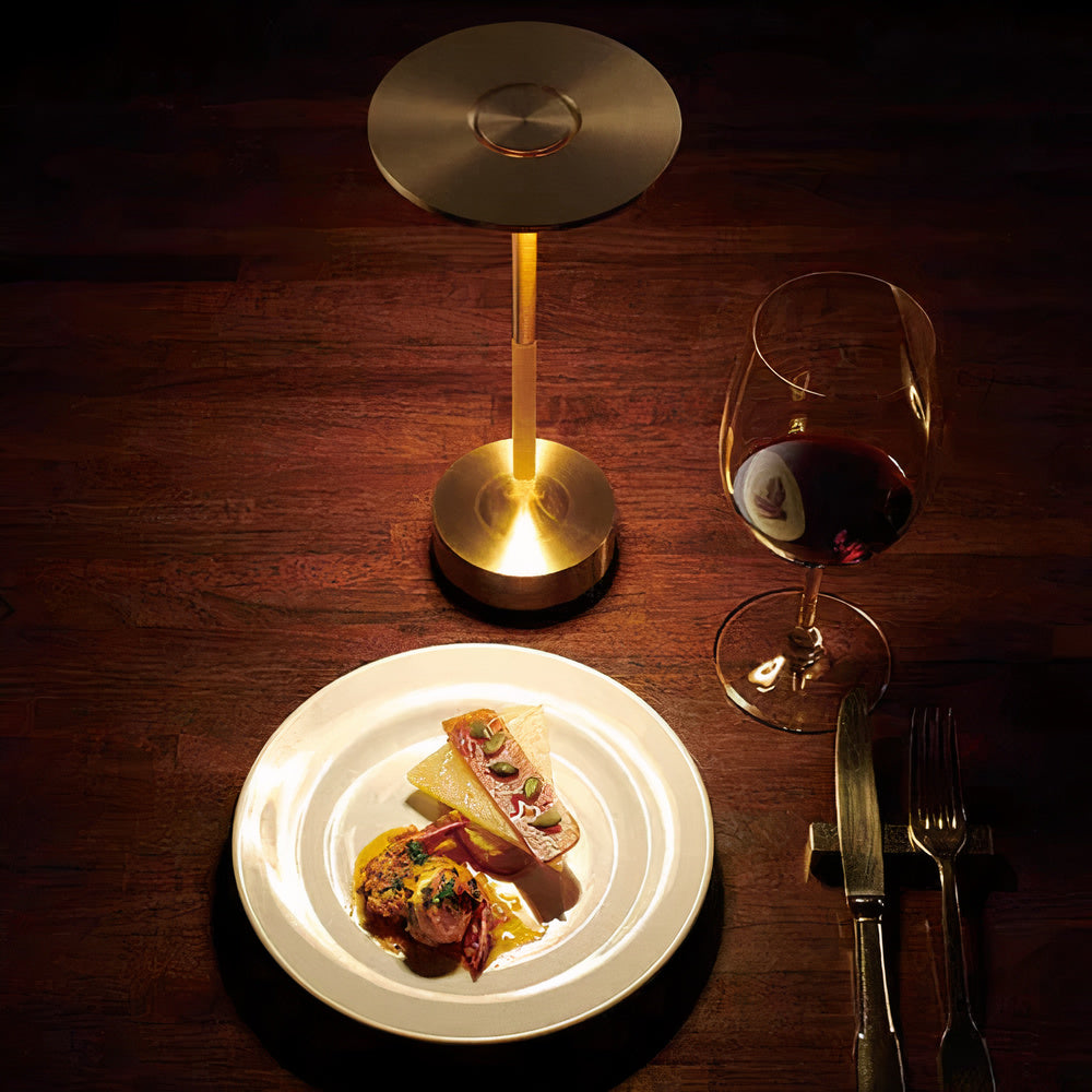 LumenArt - Dimmable Wireless Elegant Designer Table Lamp