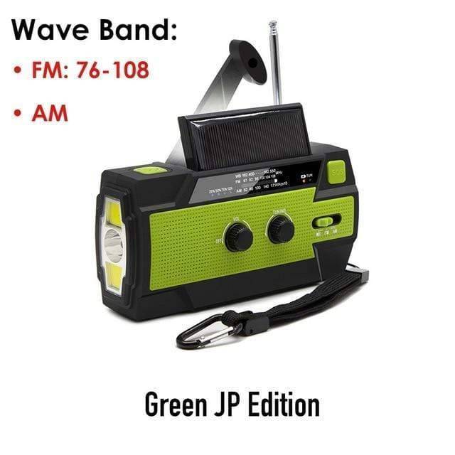 Weather Emergency Radio with Power Bank and LED Flashlight