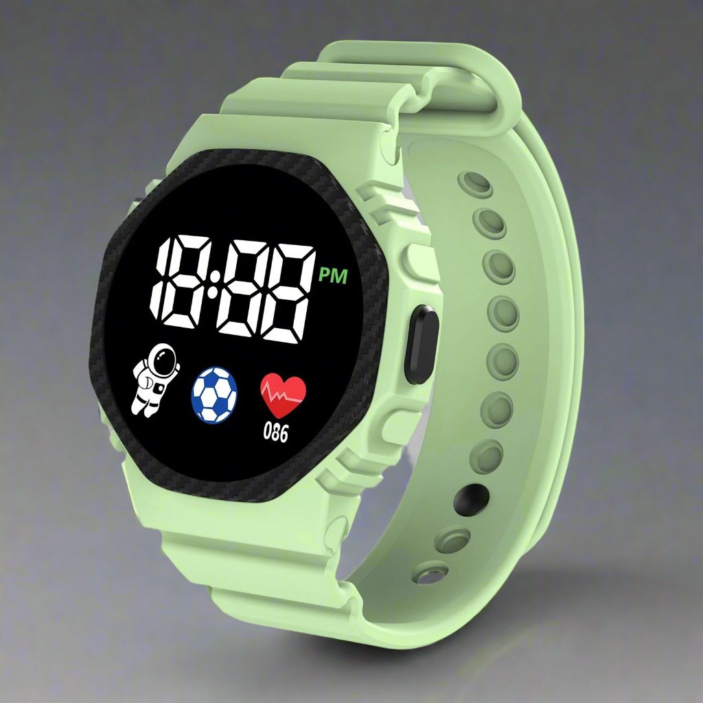 Waterproof Educational LED Watch for Kids – Adventure Timepiece