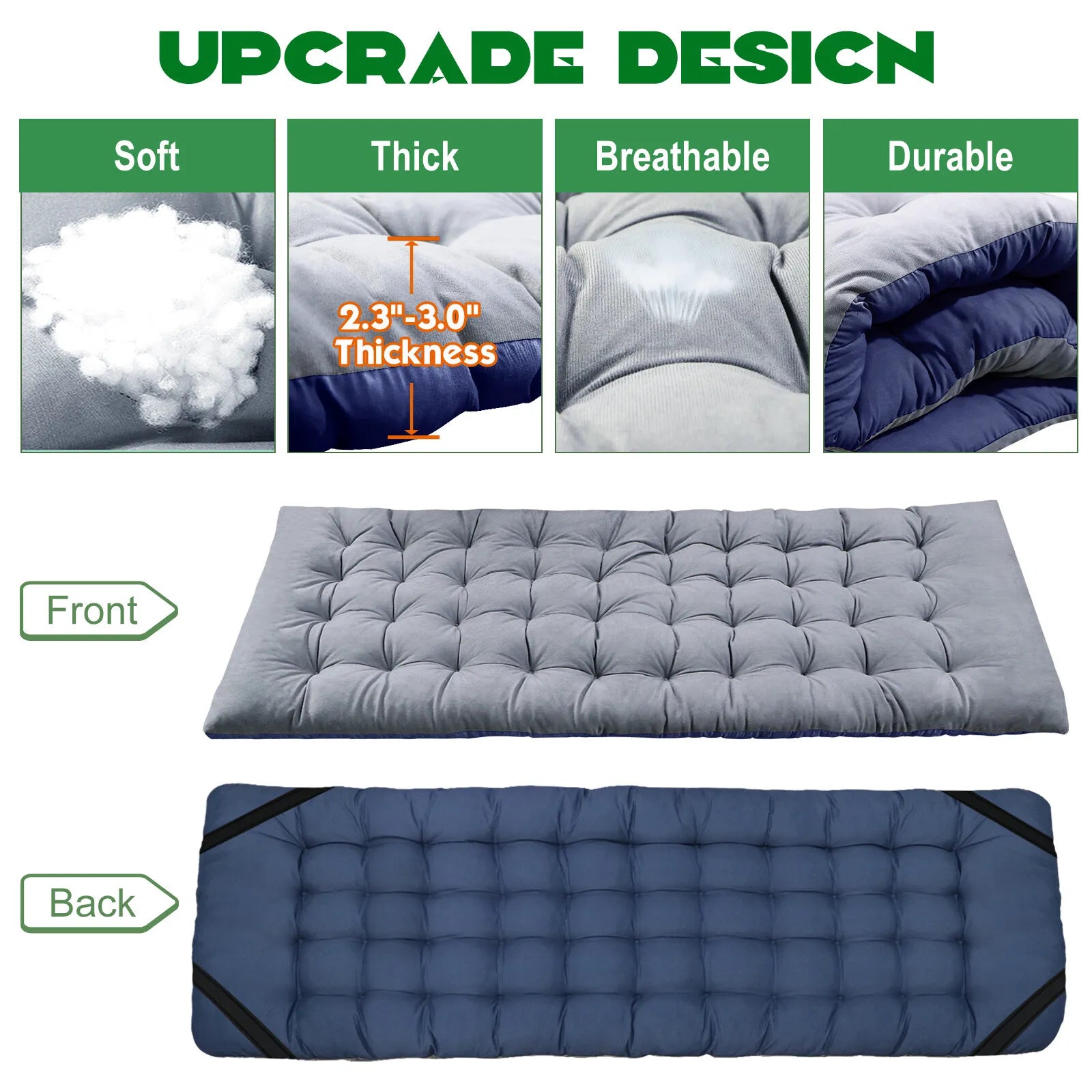 Sturdy Outdoor Folding Camping Bed – Portable Heavy-Duty Design