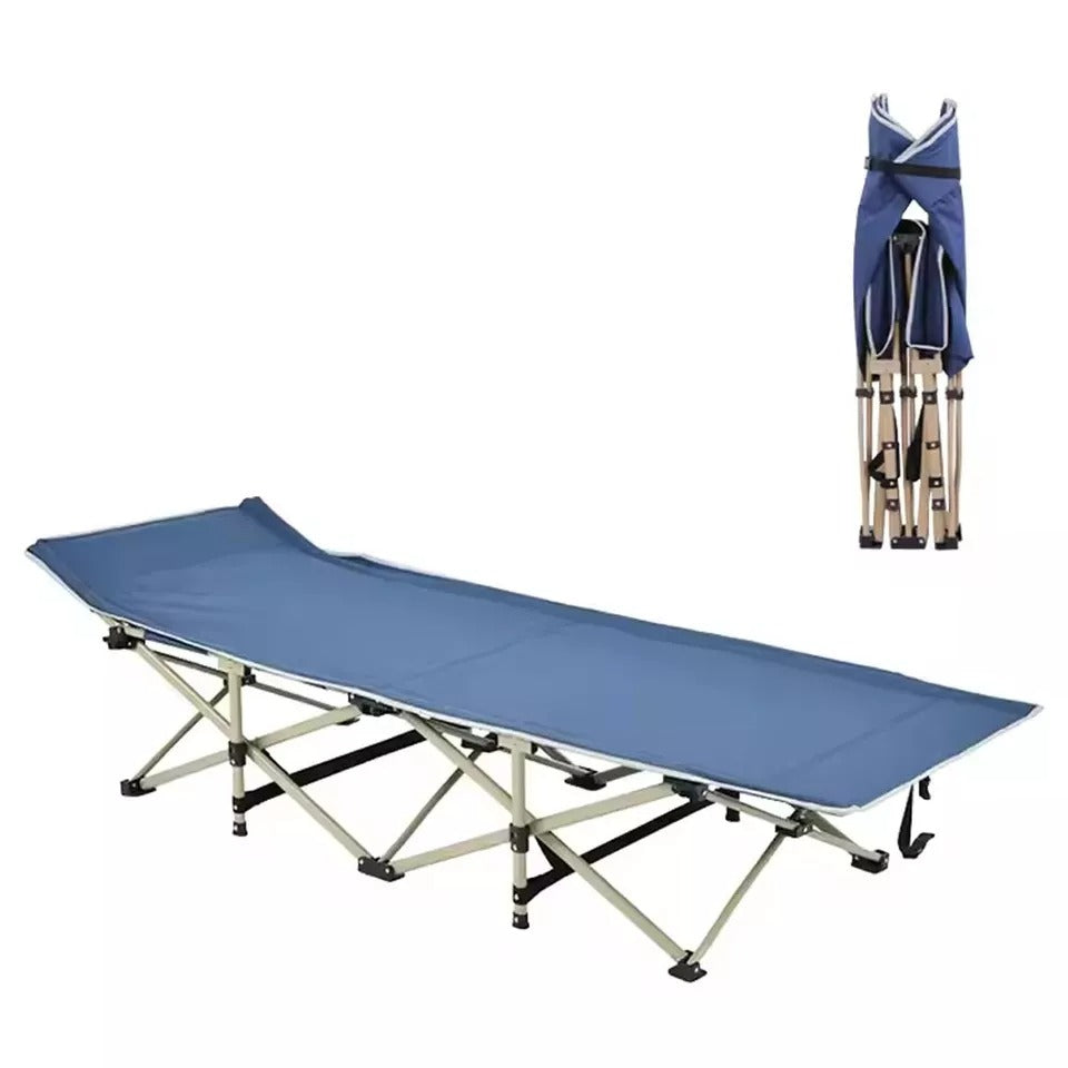 Sturdy Outdoor Folding Camping Bed – Portable Heavy-Duty Design