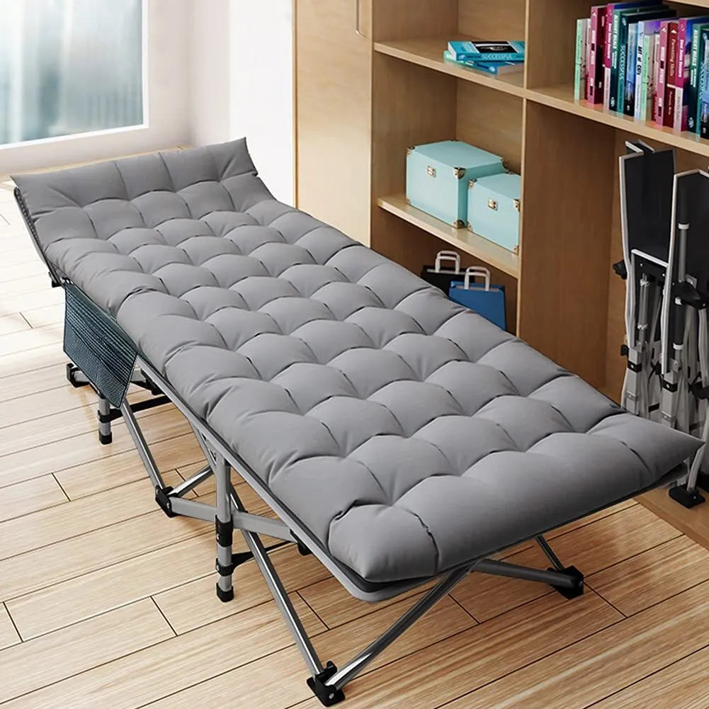Sturdy Outdoor Folding Camping Bed – Portable Heavy-Duty Design