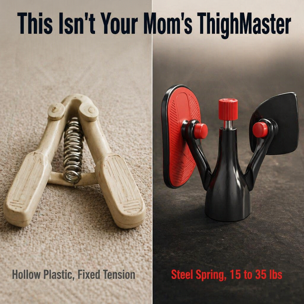 StrongFlex™ — Train Adductors, Chest & Core Anywhere You Can Sit Down