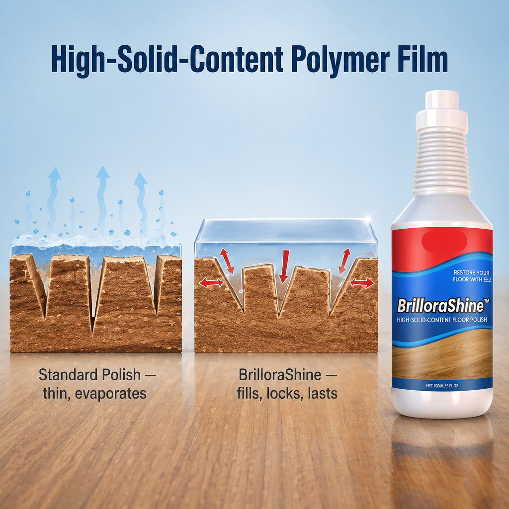 BrilloraShine™ — Bring Scratched, Dull Floors Back to Showroom Shine in Minutes