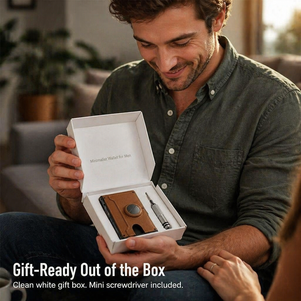 StealthEdge™ — Slim Your Carry, Block RFID Theft & Track It With AirTag