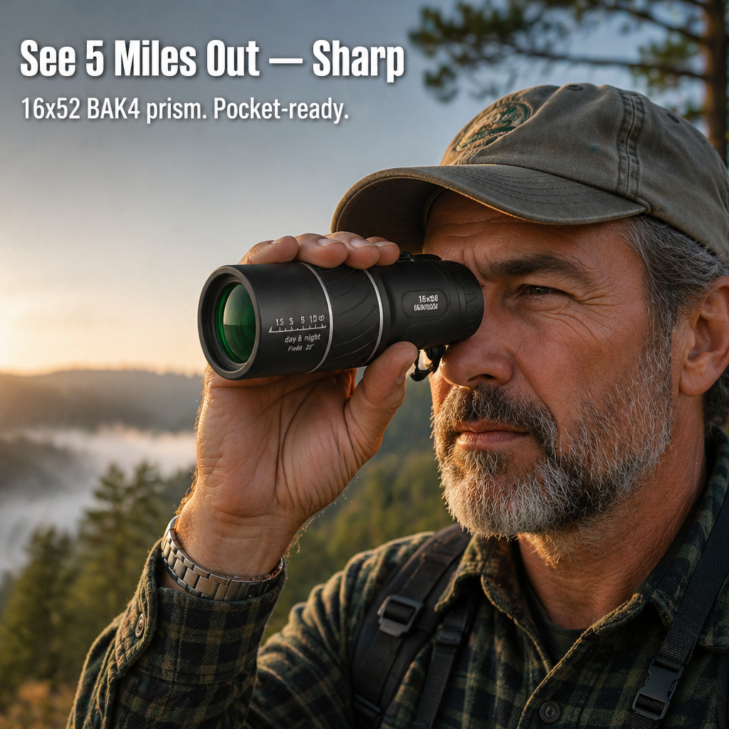VantaScope™ — Spot Birds, Wildlife & Stage Action Sharp From 5 Miles Out