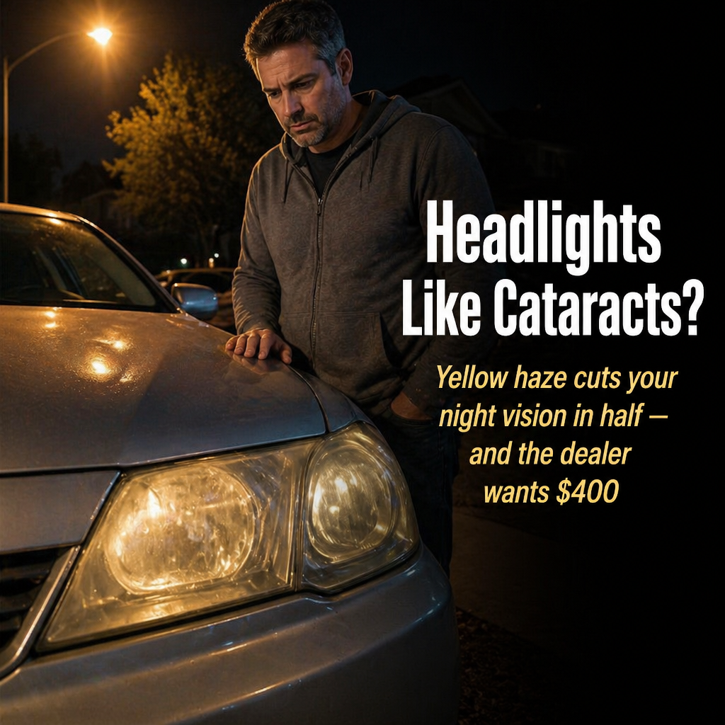 LumiVanta™ — Strip Yellow Haze & Seal Headlights Crystal-Clear in 2 Minutes