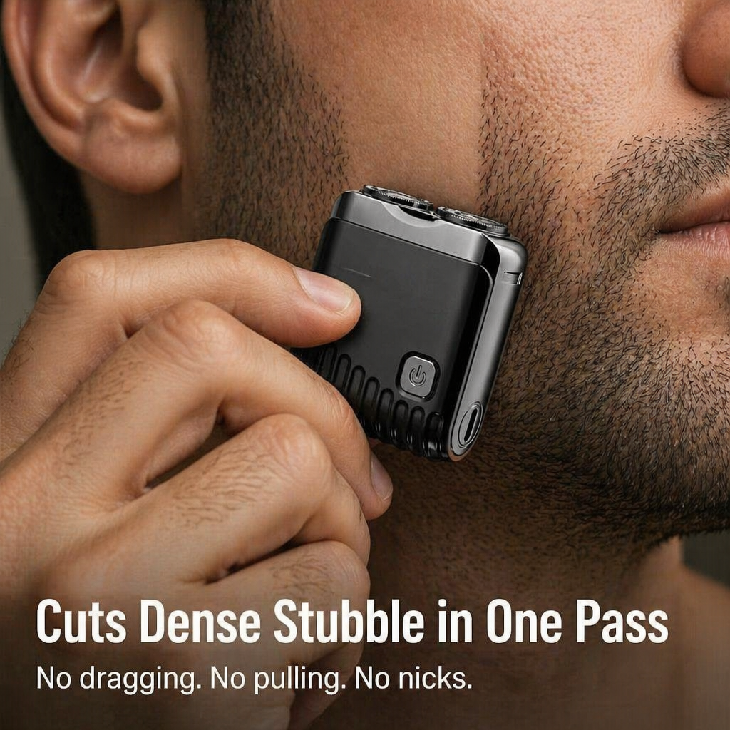 TitanGlide™ — Get a Sharp, Skin-Safe Shave That Fits in Your Pocket