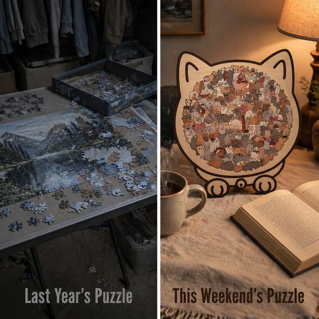 WhiskerCraft™ — Build a Big Cat Out of 135 Tiny Cats in One Evening