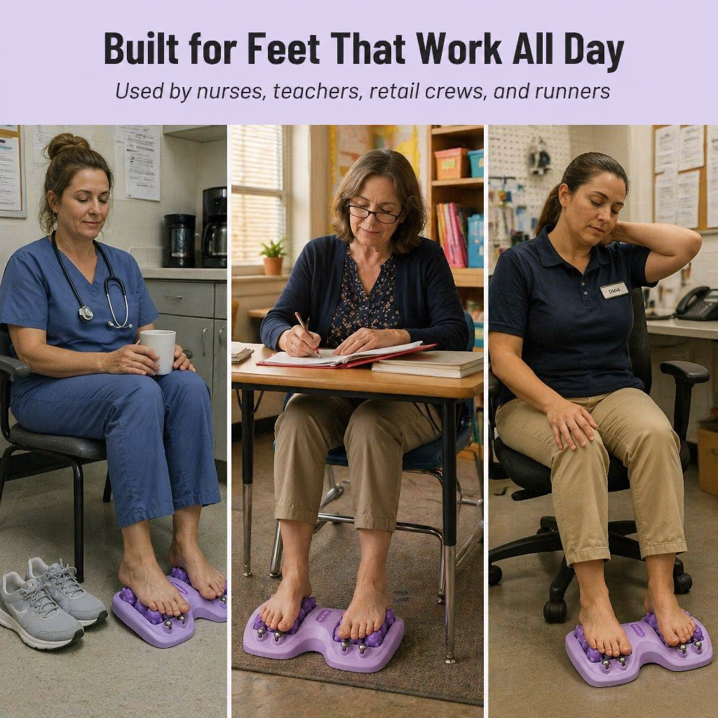 SolaraSoothe™ — Roll Out Foot Pain, Tight Arches & Heel Aches in 10 Minutes